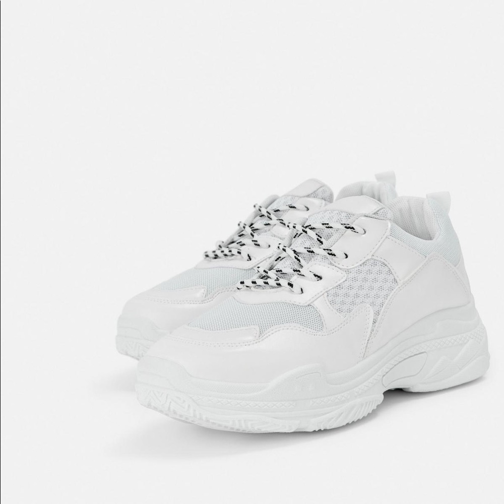 Missguided white chunky sneaker